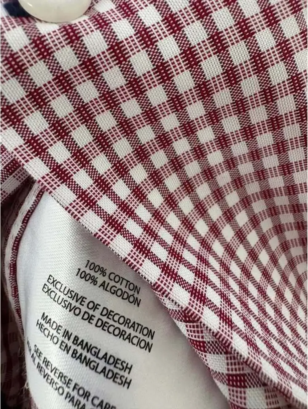 Banana Republic Gingham Button-Down Shirt